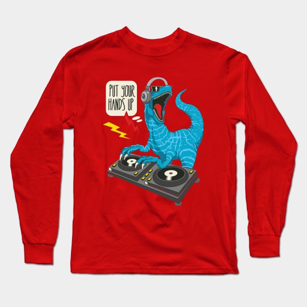 Put Your Hands ON Long Sleeve T-Shirt by Mako Design 